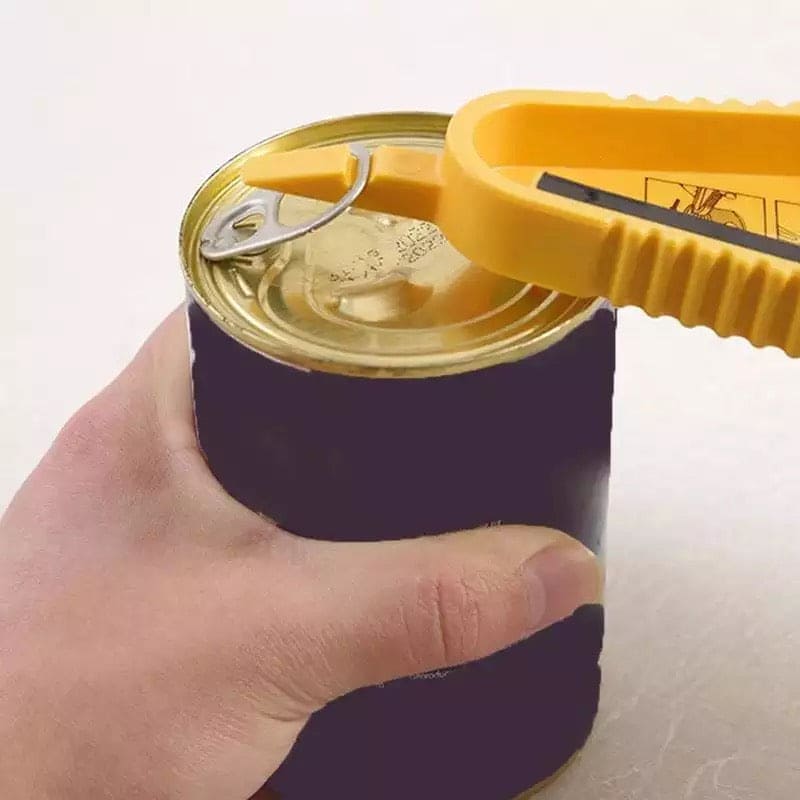 Creative Multifunctional Jar Opener, Bottle Cap Opener, Easy Twist Opening Tool, Cap Opening and Tightening Device, Rotating Multi-Purpose Lid Opener, Effortless Hand-Held Tin Can Bottle Opener