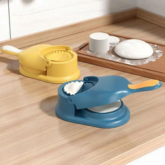 2 In 1 Dumpling Maker, Portable Manual Dumpling Presser, Dumpling Maker Mold, Dough Skin Molder Machine, Rolling Dough Dumpling Machine, Manual Tortilla Maker, Dough Pressing Tool, Kitchen Dumpling Making Tool