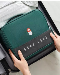 Portable First Aid Medical Kit, Travel Outdoor Camping Useful Mini Medicine Storage Bag, Camping Emergency Survival Bag, Pill Case, Good Luck Kit