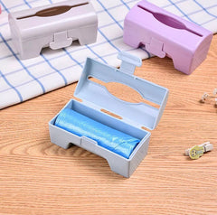 Wall Mounted Self Adhesive Garbage Box Storage Holder, Plastic Box Holder, Wall Hanging Garbage Storage Box