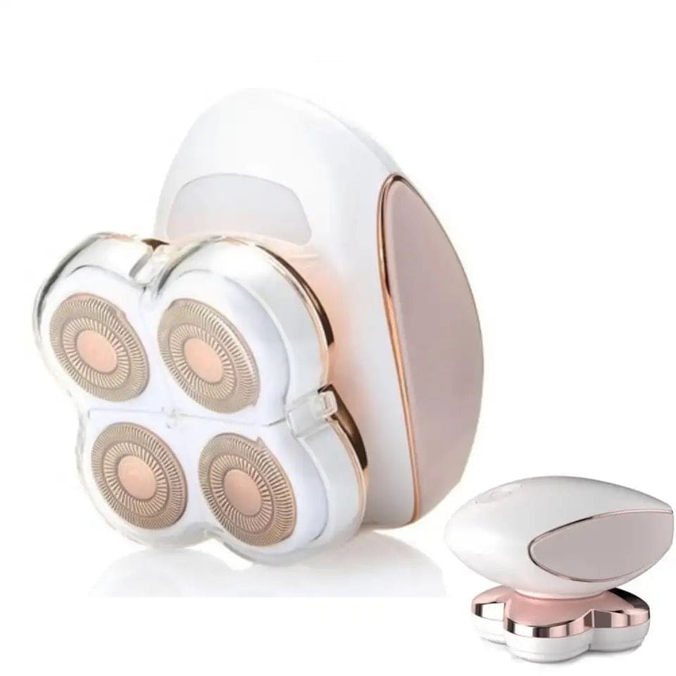 Multifunction Electric Shaver, Flawless Hair Remover for Women, Four Heads Electric Hair Remover, Painless Electric Shaver For Women, Women Electric Trimmer, Lady Electric Razor For Body, Painless Hair Removal Epilator