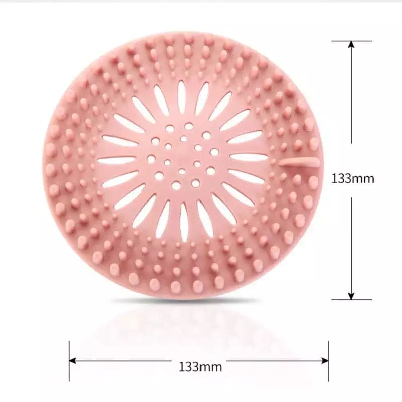 Silicone Sink Drain Stopper, Bathroom Silicone Drain Filter, Bathroom Drain Hair Catcher, Plug Sink Strainer, Sink Sewer Filter Floor Drain