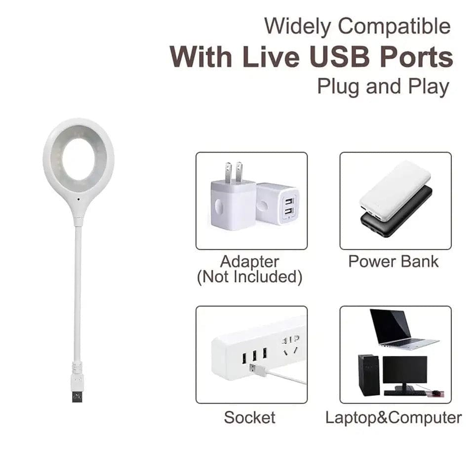 Smart Voice Control Night Light, Dormitory Bedside Lamp, Eye Protection Saving Energy Desk Lamp, Freely Foldable Desk Lamp, USB Reading Table Lamp, Ring Eye Care Led Light, Study Reading Night Light