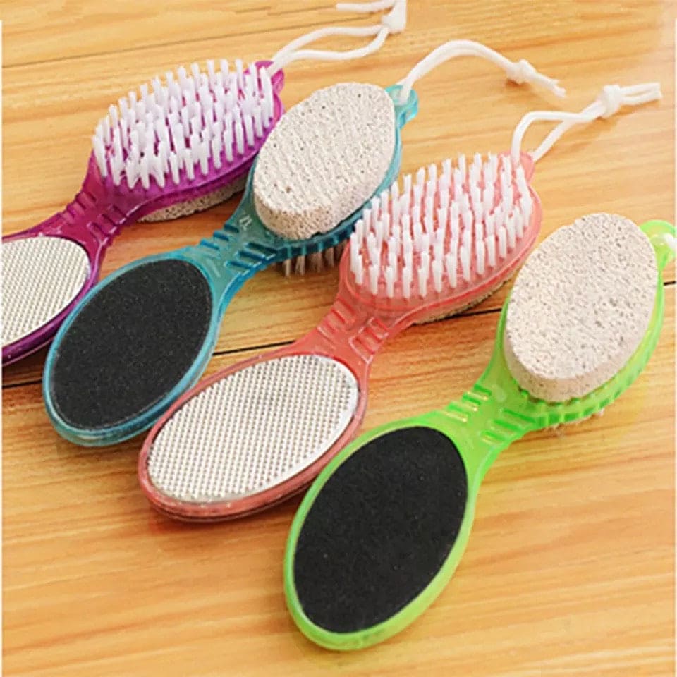 4 In 1 Foot Care Callus Brush, Grinding Feet Stone Scrubber, Feet Health Foot Tool
