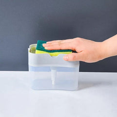 Soap Dispenser, 3 in 1 Soap Dispenser, Dish Soap Dispenser, Dish Cleaner