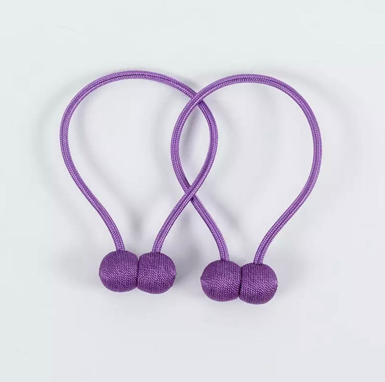 Set of 2 Colorful Magnetic Curtain Tieback, Curtain Holder, Holdbacks Decorative Curtain Clips, Buckle Strap Rope