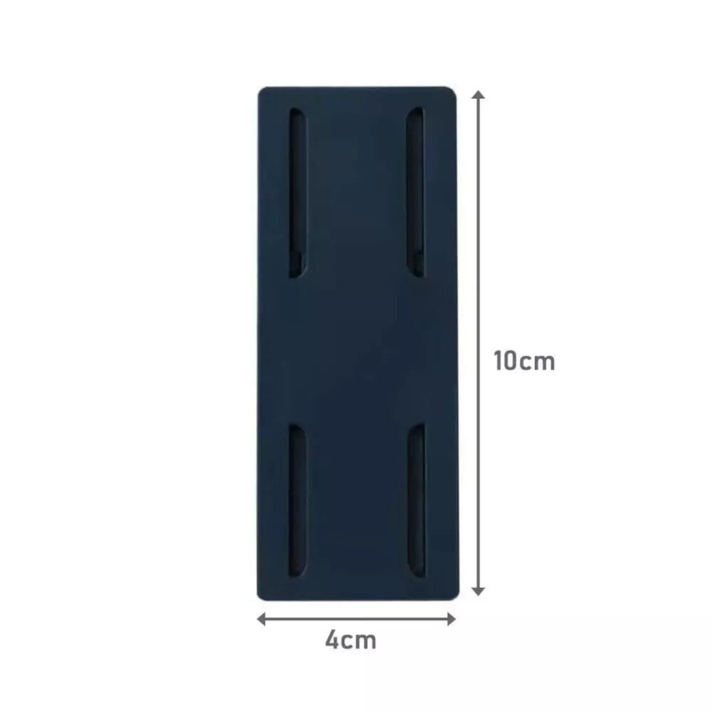 Socket Holder, Power Strip Holder, Fixator Wall Mounted Self Adhesive Holder, Desktop Socket Fixer Cable Organizer, Wall Hanging Power Strip Holder, Traceless Wall Mounted Cable Seamless Strip Holder, Surge Protector Fixator