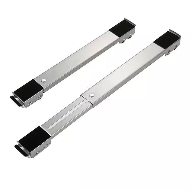 2 Pcs Washing Machine Pulley Bracket, Universal Base Furniture Casters, Retractable Wheel Stand Bracket, Heavy Roller Tables Furniture Mover, Multifunctional Movable Trolley Stand Wheels, Telescopic Adjustable Furniture Lifter