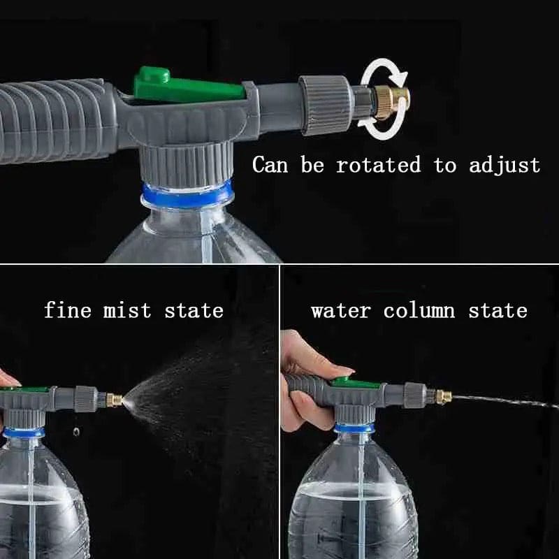 Manual Water Sprayer, Adjustable Drink Bottle Spray Nozzle, High Pressure Air Pump Hand Sprayer, Beverage Bottle Sprayer, Creative Watering Device Gadget, Hand Rocket Pressure Pump