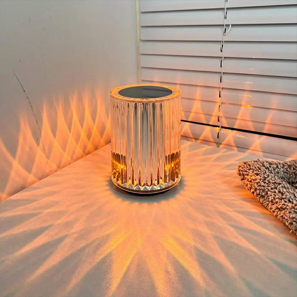 Mini Crystal Lamp, LED Crystal Table Lamp, Creativity Acrylic Diamond Bedside Lamp, Acrylic Decoration Desk Lamps, Decorative Night Lamp, Rechargeable Decoration Desk Night Lamp