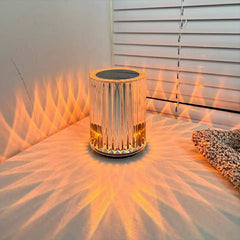 Mini Crystal Lamp, LED Crystal Table Lamp, Creativity Acrylic Diamond Bedside Lamp, Acrylic Decoration Desk Lamps, Decorative Night Lamp, Rechargeable Decoration Desk Night Lamp