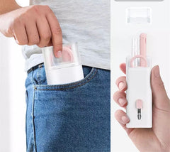 7 In 1 Cleaning Brush Set, Multifunctional Phone Keyboard Cleaning Kit, Computer Dust Cleaning, Cleaning Brush Tool for Airpods Earbud Cell Phone Laptop Camera, Multifunction Bluetooth Compatible Headset Cleaning Pen