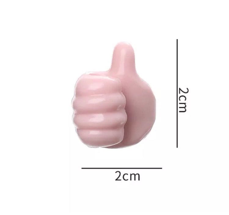 Silicone Multifunctional Hand Wall Clips, Behind-door Keys Tower Organizer Hook, Wire Data Line Holder, Silicon Thumb Holder