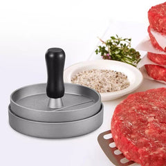 Round Patty Presser, Non-Stick Aluminum Burger Patty Maker, Patty Mold for Smashed Burger, Beef Veggie BBQ Barbecue Grill