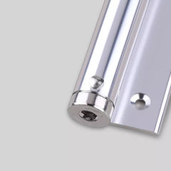 Adjustable Aluminum Alloy Automatic Door Closer, Mute Adjustable Automatically Surface Mounted Auto Closing Door, Self-Closing for Middle-Weight Door