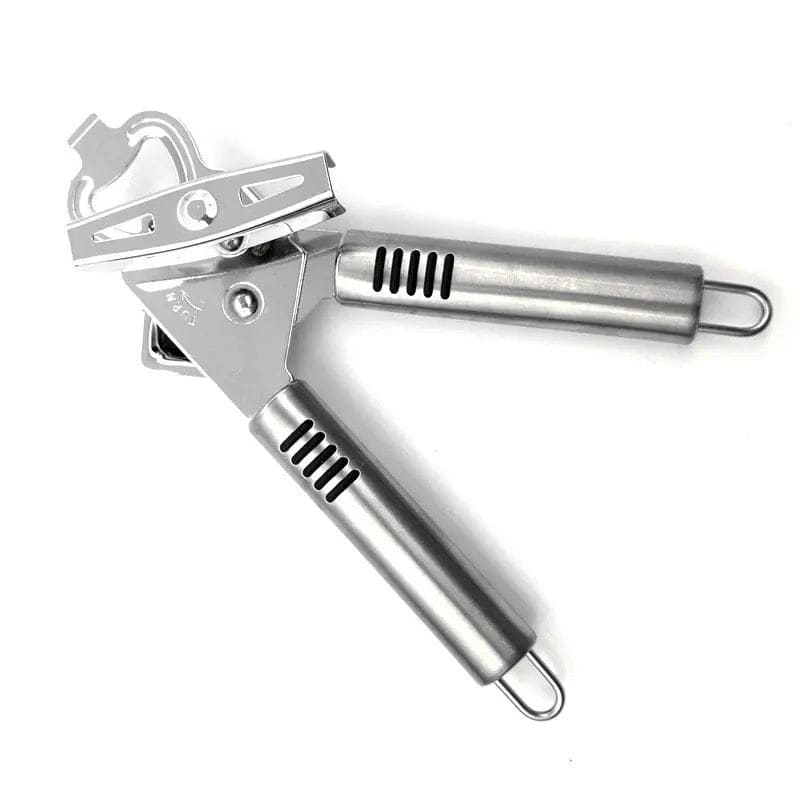 3 In 1 Manual Can Opener, Stainless Steel Heavy Duty Can Opener, Multifunctional Jar Opener, Portable Kitchen Tool, Professional Effortless Openers with Turn Knob Bar