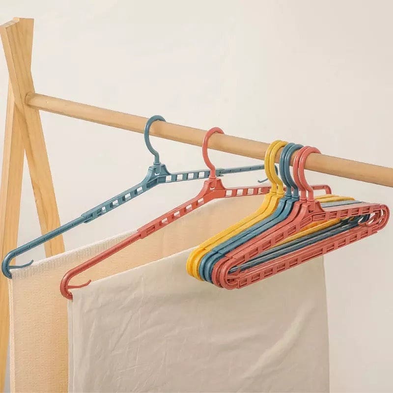 Set Of 3 Stretchable Clothes Hanging Hanger, Multifunction Plastic Clothes Hanger, Adjustable Clothes Hanger Closet Organizer