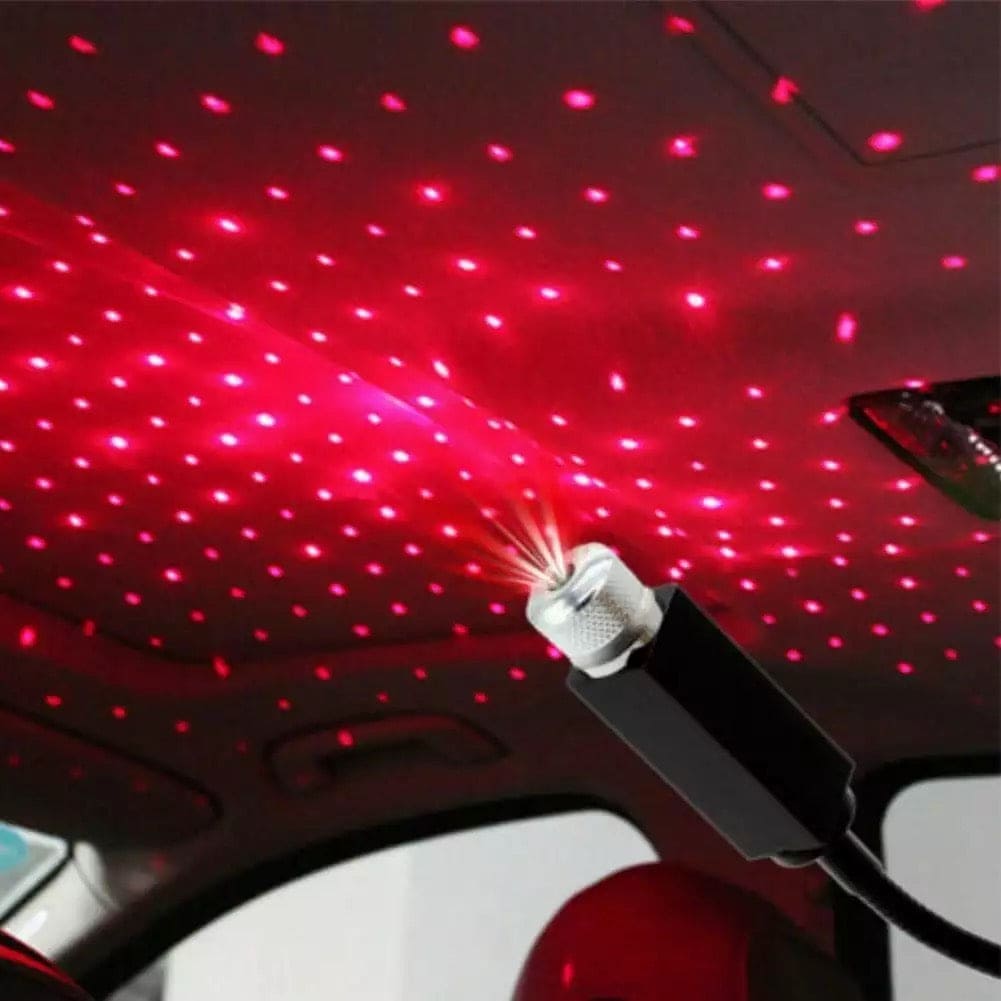 Car Roof Projector, Starry Sky Ceiling Lights For Car, Roof Atmosphere Star Lamp Projector,  USB Room Night Light, Flexible Romantic Galaxy USB Night Lamp