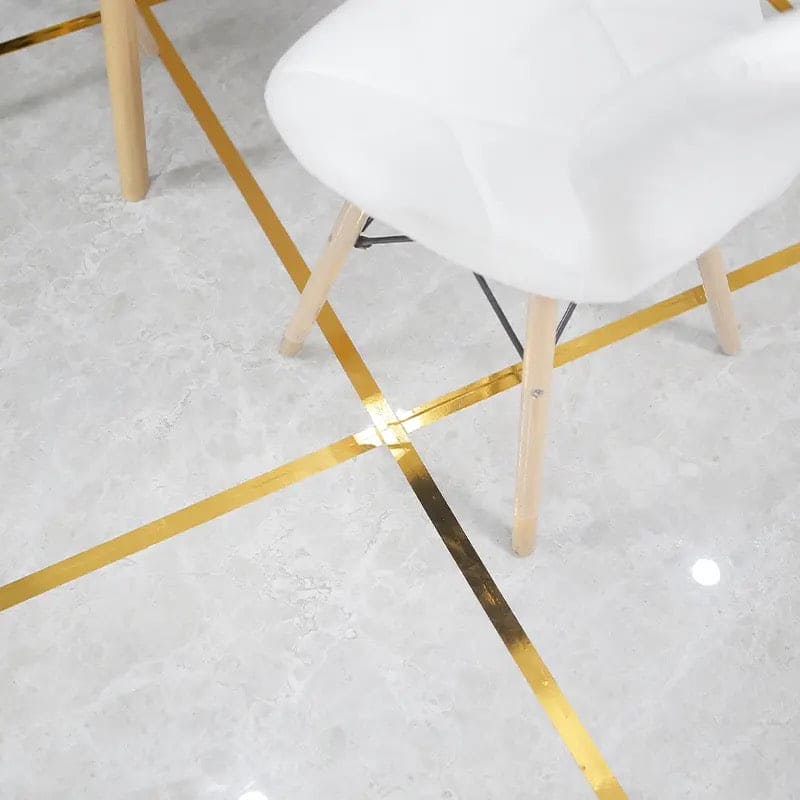Metallic Floor Sealing Sticker, Tile Tape Sticker, Self Adhesive Sealing Foil Strips, Background Wall Home Decoration Caulk Tape,  Waterproof Seam Wall Stickers, Decoration Tape For Home Floor Tiles, Wall Decor, Gold Foil Self Adhesive Tile Stickers Tape