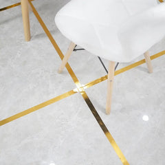 Metallic Floor Sealing Sticker, Tile Tape Sticker, Self Adhesive Sealing Foil Strips, Background Wall Home Decoration Caulk Tape,  Waterproof Seam Wall Stickers, Decoration Tape For Home Floor Tiles, Wall Decor, Gold Foil Self Adhesive Tile Stickers Tape