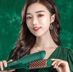 Professional Ceramic Fluffy Corn Curling Flat Iron, Fluffy Splint Professional Hair Straightener, Professional Volumizing Hair Crimping Iron