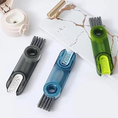 3 in 1 Bottle Mouth Cleaning Brush, Bottle Gap Cleaning Brush, Groove Cleaning Brush, Bottle Mouth Cleaning Brush, Multifunctional Bottle Gap Cleaner, Insulation Bottle Cup Cleaning Brush, Silicon Cup Cleaner Brush, Water Bottle Cleaning Brush