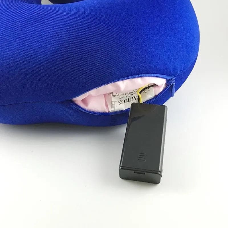 Neck Massager Pillow, Electric Memory Foam Travel Pillow, Flight Headrest Pillow, U Shape Electric Massager Cushion, Health Care Pillow, Acupressure Neck Cushion, Travel Accessory Pillow