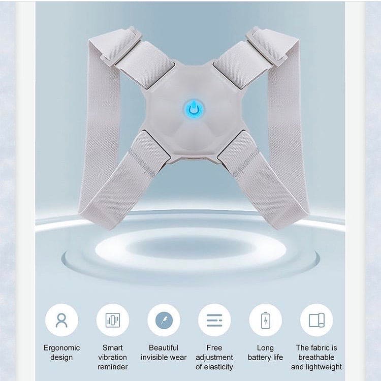 Vibration Reminder Back Posture Corrector, Upper Back Brace Correction Trainer, Back Pain Support Device