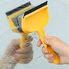 Multifunctional Glass Window Sponge Wiper, Glass Clean Scraper Washing Wiper, Floor Window Cleaning Sponge, Soft Rubber Glass Wiper Scraper, Double Sided Shower Cleaning Sponge