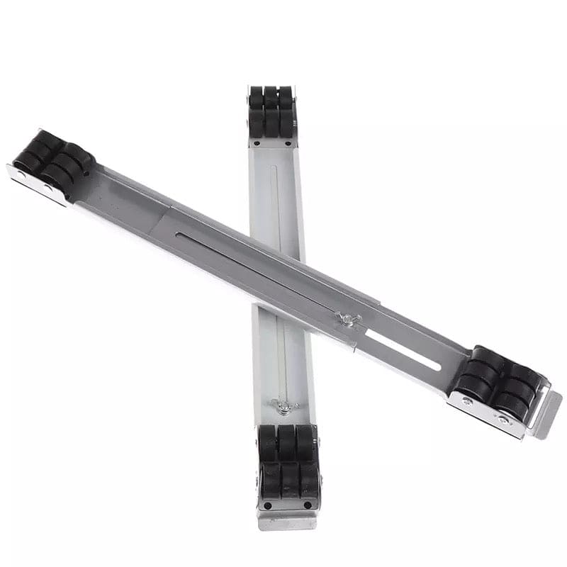 2 Pcs Washing Machine Pulley Bracket, Universal Base Furniture Casters, Retractable Wheel Stand Bracket, Heavy Roller Tables Furniture Mover, Multifunctional Movable Trolley Stand Wheels, Telescopic Adjustable Furniture Lifter