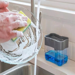Soap Dispenser, 3 in 1 Soap Dispenser, Dish Soap Dispenser, Dish Cleaner