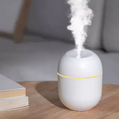 Mini Portable Ultrasonic Air Humidifer, Aroma Essential Oil Diffuser, USB Mist Maker, Mute Desktop Humidifier, LED Display Office Car Diffuser