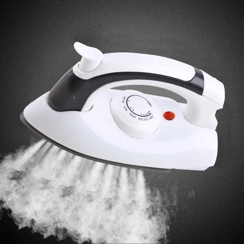 Travel Foldable Steam Iron, Electric Steam Iron For Clothes, Handheld Flat Iron For Home, Travel Use  Baseplate Steam Iron, Mini Portable Handheld Garment Iron, Traveling Clothes Steamer With 3 Gears Baseplate, Portable Compact Iron