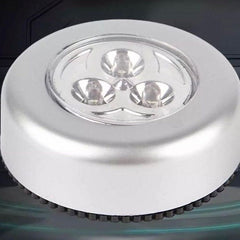 Touch Type Car Reading Light Trunk Touch And Tap Light, Creative Round Paste Type Night Light, Bedroom Beside Lamp