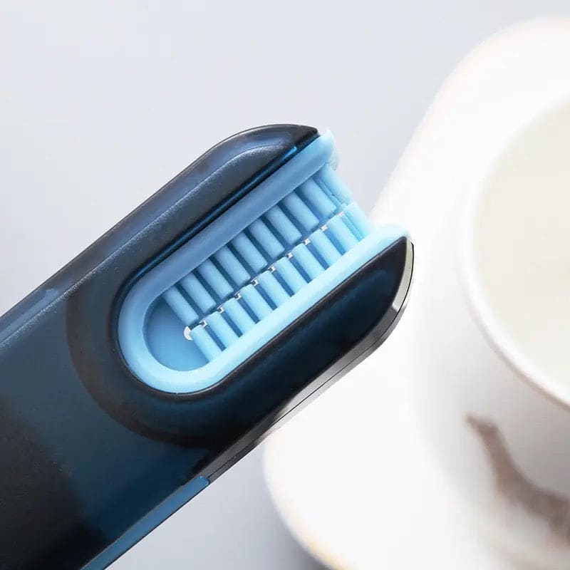 3 in 1 Bottle Mouth Cleaning Brush, Bottle Gap Cleaning Brush, Groove Cleaning Brush, Bottle Mouth Cleaning Brush, Multifunctional Bottle Gap Cleaner, Insulation Bottle Cup Cleaning Brush, Silicon Cup Cleaner Brush, Water Bottle Cleaning Brush