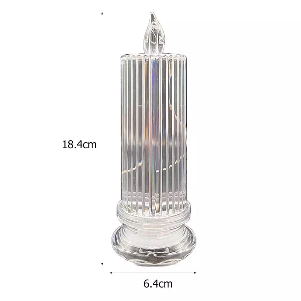New LED Candle, Plastic Mini Candle Lamp, Flamless Night Light Candle, Decoration Ornament Wedding Romantic Candles Light, Decoration Tea Light, Electronic Candle Lamp
