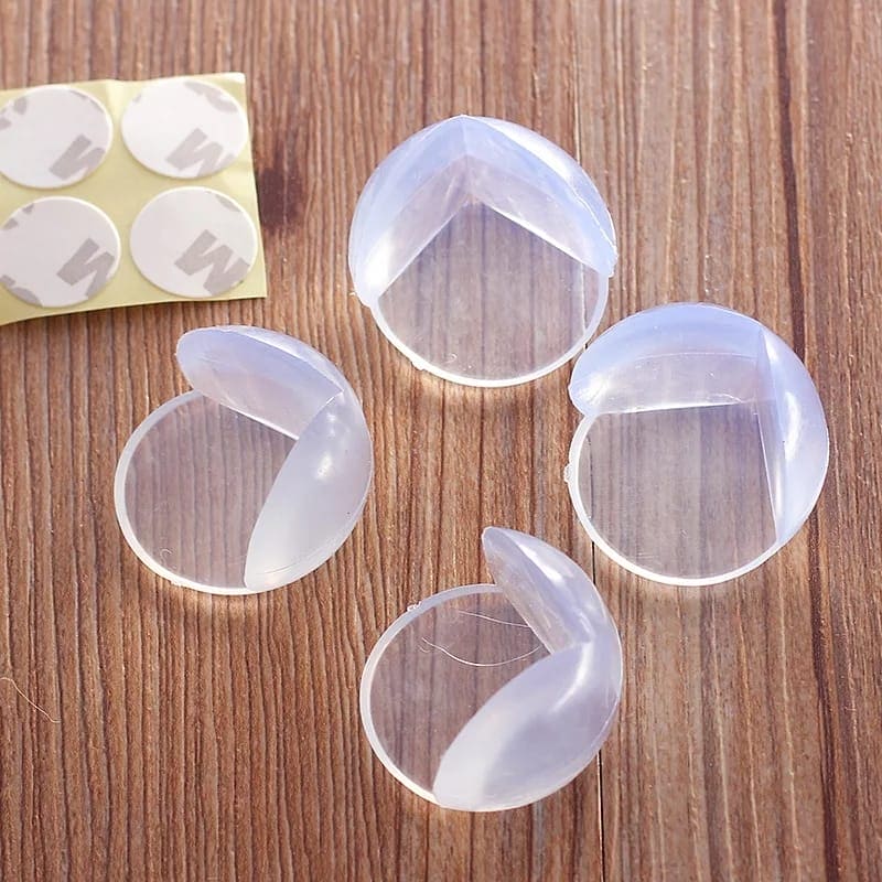 Set Of 4 Bubble Table Corner Protector, Transparent Anti Collision Angle Protection Cover, Round Child Safety Edge Protector,  Baby Proofing Table Corner Guards