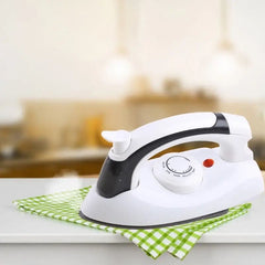 Travel Foldable Steam Iron, Electric Steam Iron For Clothes, Handheld Flat Iron For Home, Travel Use  Baseplate Steam Iron, Mini Portable Handheld Garment Iron, Traveling Clothes Steamer With 3 Gears Baseplate, Portable Compact Iron