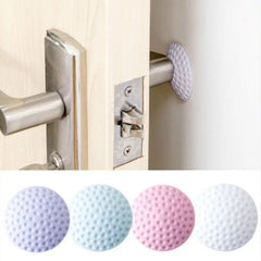 Set Of 6 Mute Wall Bumper, Wall Thickening Self Adhesive Wall Protector, Rubber Strong Gel Back Door Knob, Shockproof Crash Pad