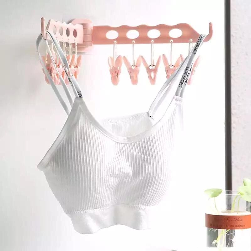 8 Hole Hanger Organizer, Multifunctional Folding Magic Hanger, Drying Rack Clothes Storage