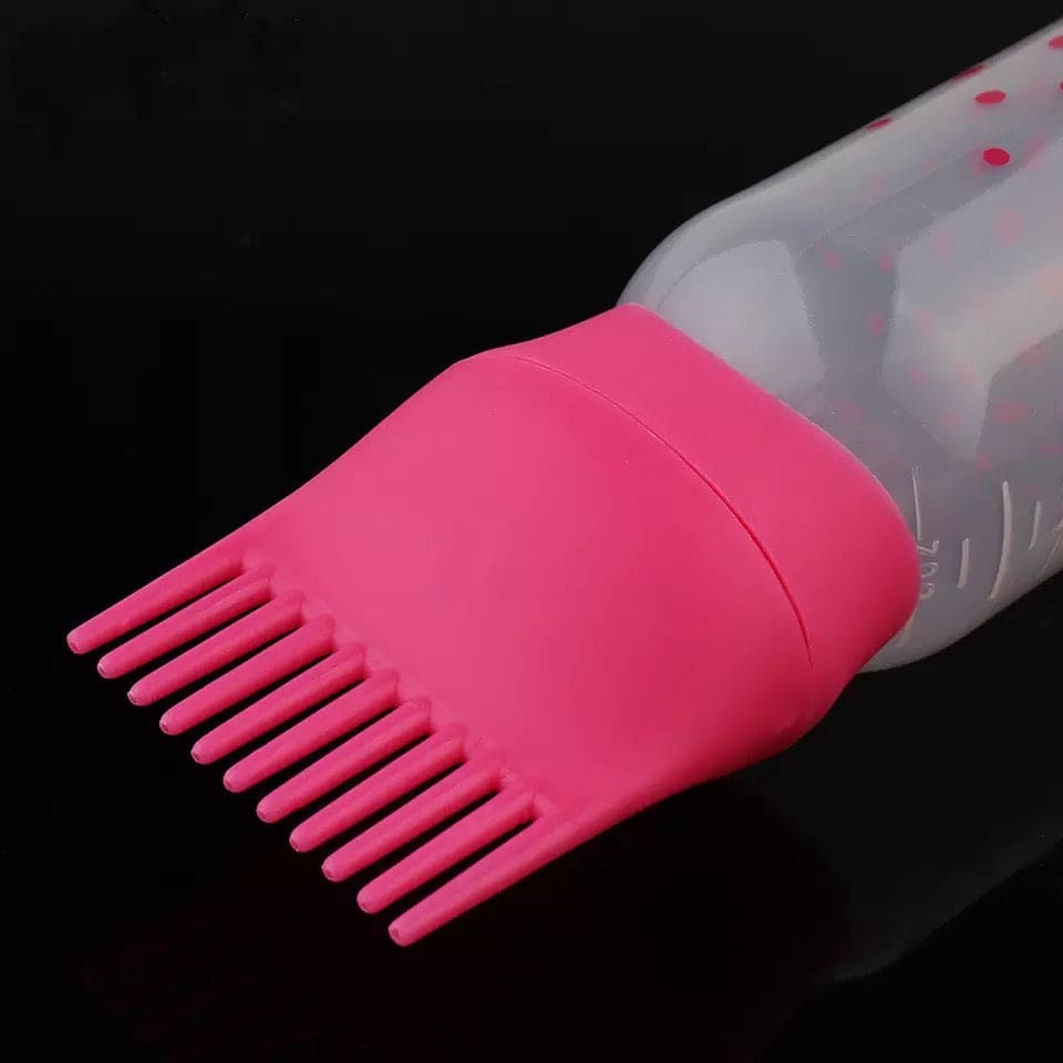120ml Empty Hair Dye Bottle, Reusable With Applicator Brush Bottles, Convenient Perm Dyed Hair Shampoo Bottle, Oil Comb Dispensing Applicator Bottles, Hair Styling Tool
