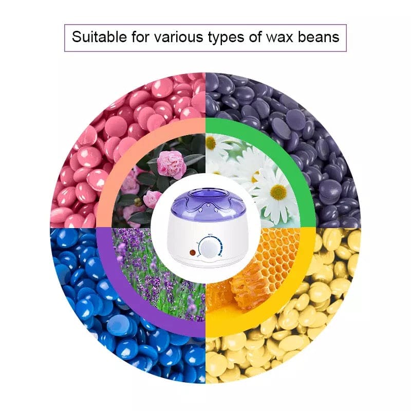 Wax Melting Heating Machine, Multifunctional Wax Melting Pot, Wax Beans Bead Heater, Wax Paraffin Heater, Portable Electric Hair Removal Kit, Melting Pot Hot Wax Heater