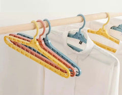 Set Of 3 Stretchable Clothes Hanging Hanger, Multifunction Plastic Clothes Hanger, Adjustable Clothes Hanger Closet Organizer