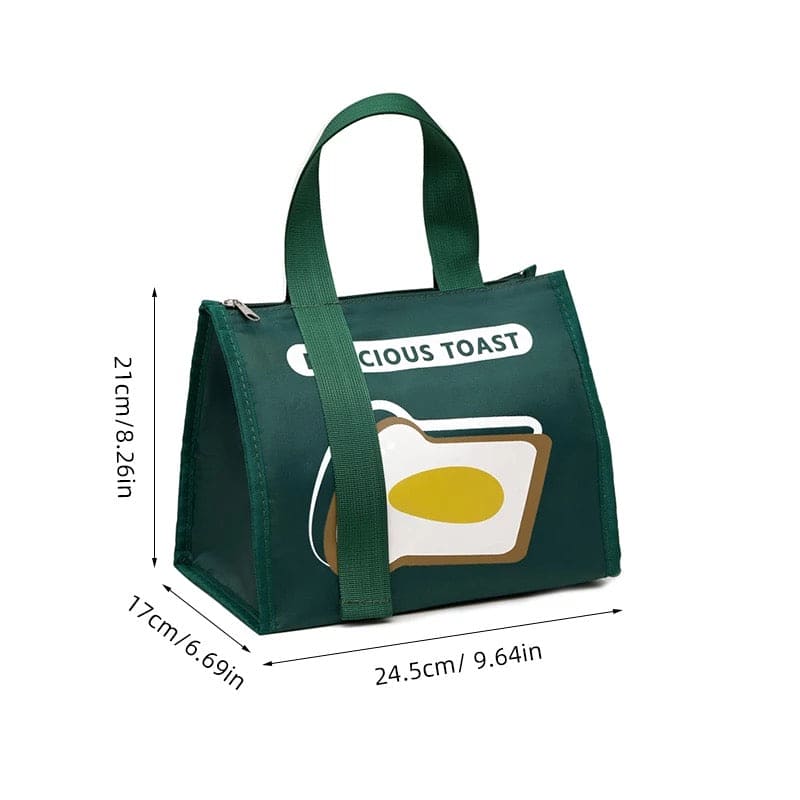 Cartoon Portable Thermal Lunch Bags For Food Storage, Waterproof Handbag, Travel Picnic Pouch Insulated Cooler Bento Bag