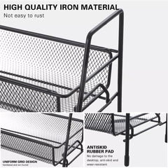 Smart Iron Storage Rack, Cosmetic Makeup Basket, Iron Spice Seasoning Rack, Shelf Kitchen Tableware Organizing Rack