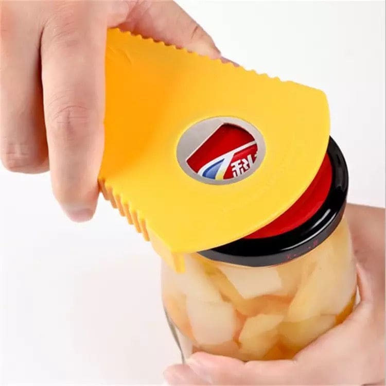 Creative Multifunctional Jar Opener, Bottle Cap Opener, Easy Twist Opening Tool, Cap Opening and Tightening Device, Rotating Multi-Purpose Lid Opener, Effortless Hand-Held Tin Can Bottle Opener