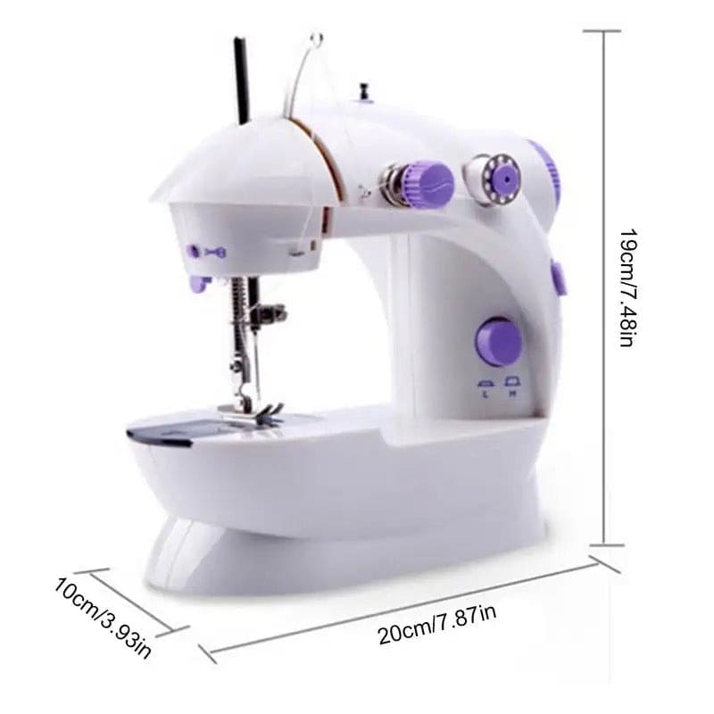 Mini Sewing Machine, Electric Portable Desktop Sewing Machine, Handheld Sewing Machine With Light Cutter, Night Light Sewing Machine, Universal Mini Portable Household Sewing Device