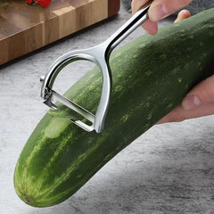 Stainless Steel Y Shaped Peeler, Vegetable Fruit Peeler, Ilium Vegetable Peeler, Stainless Steel Fruit Peelers For Kitchen, Ergonomic Non-Slip Grip Peeler