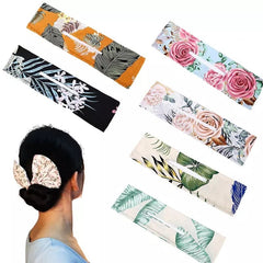 Summer Deft Bun Knot Band, Hair Curler Magic Band, Multicolor Head Band