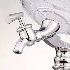 1500ml Globe Shape Dispenser With Funnel And Stopper, Decanter Dispenser For Drinks, World Map Liquor Dispenser